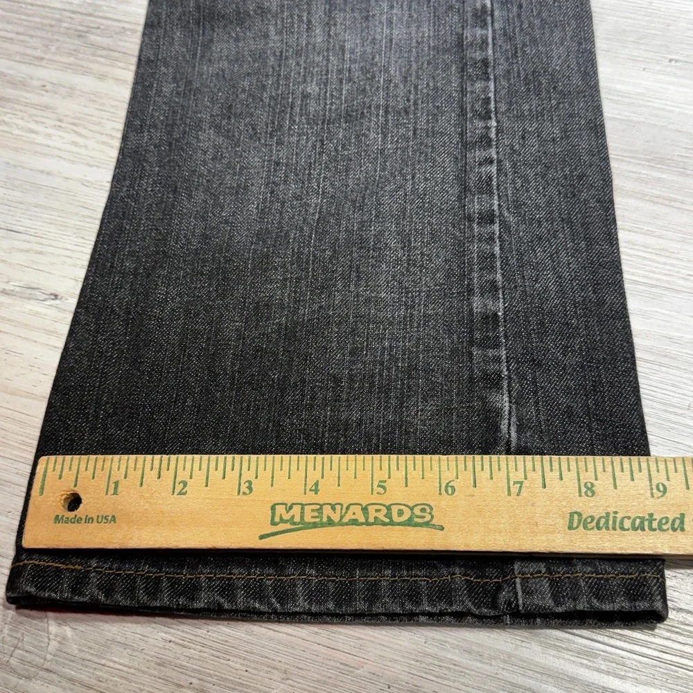 Vintage Levi's Jeans Mens 34x30 Gray 527 Low Bootcut Faded Whisker Grunge Y2K
